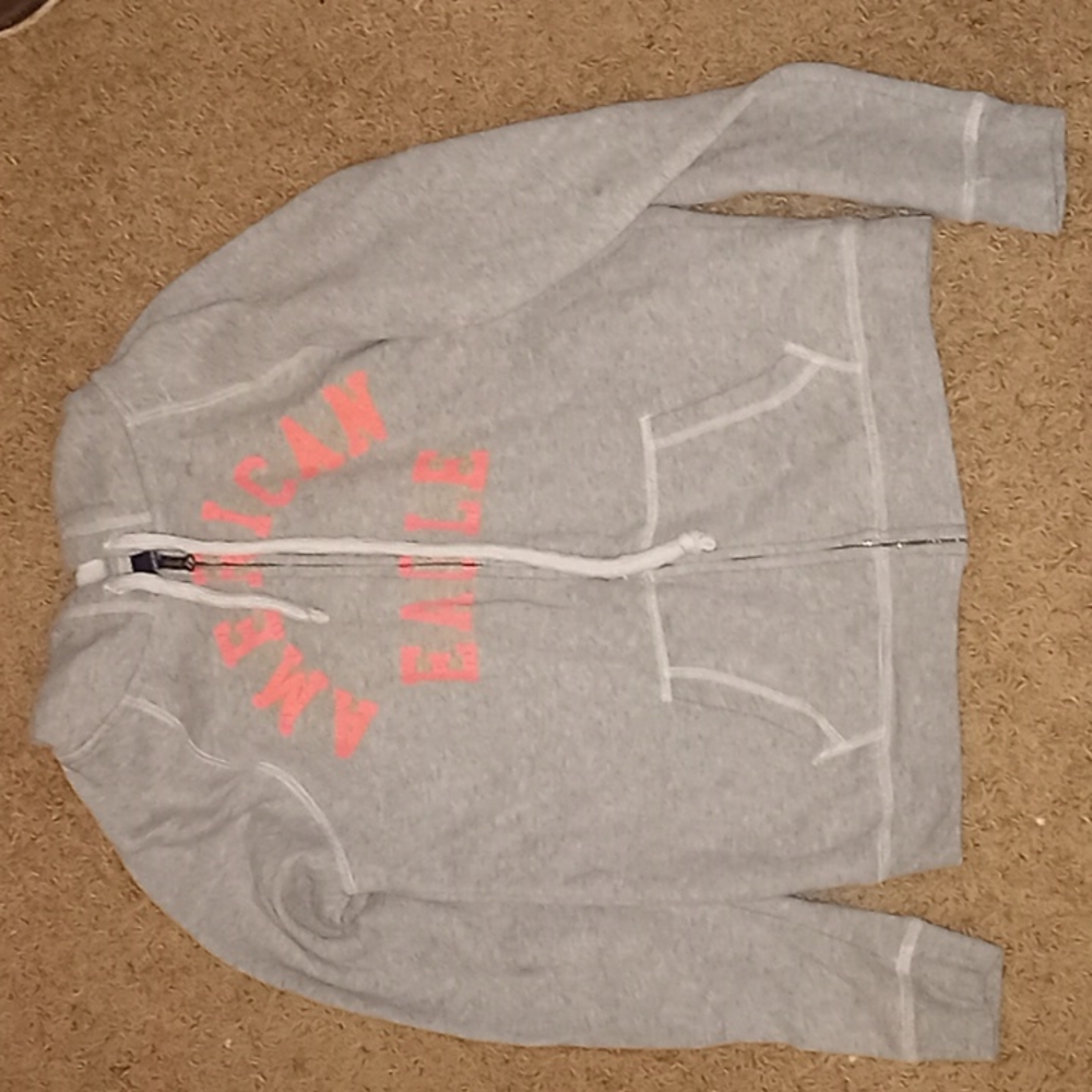 American eagle zip up sweater